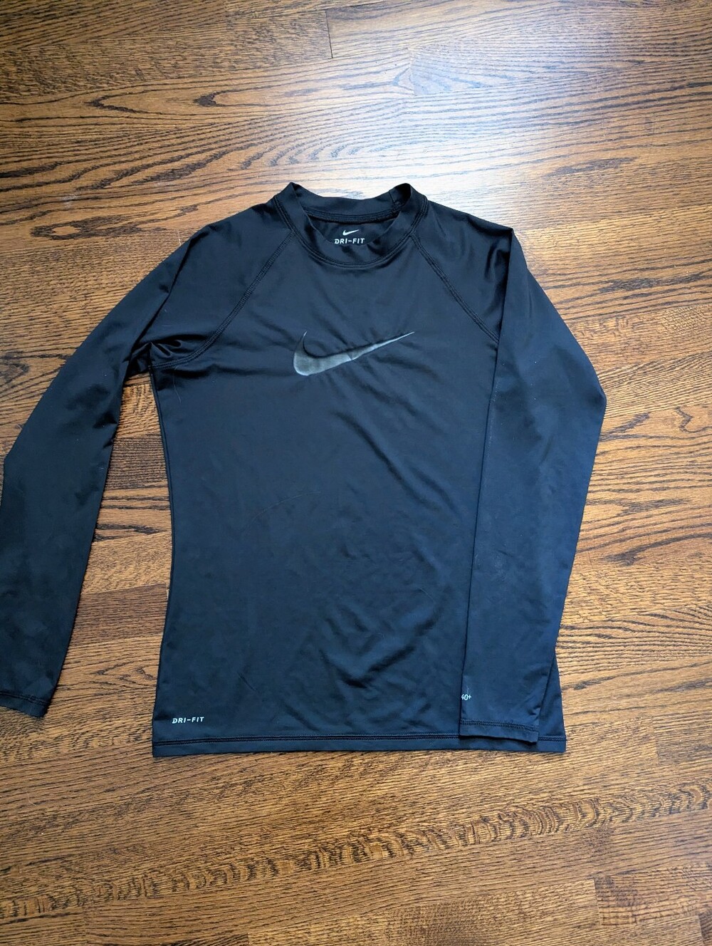 Nike Black Dri-FIT Long Sleeve Rash Guard